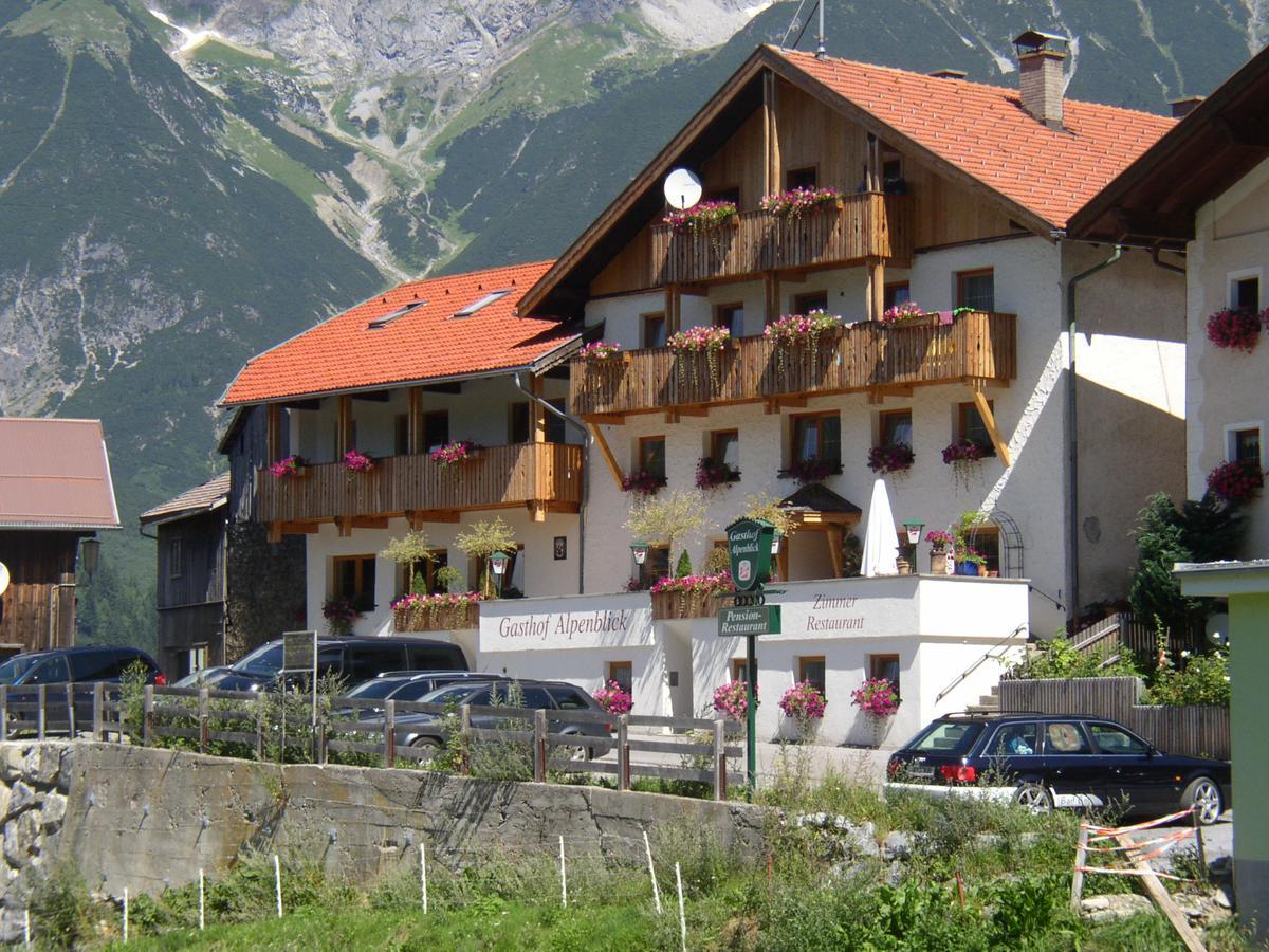 Gasthof Alpenblick Tobadill Exterior foto